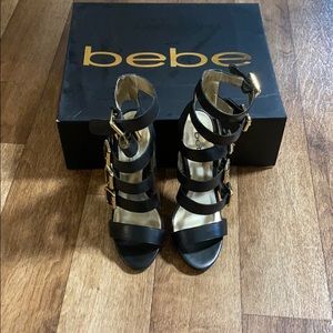 Multi Strap Buckle Heel